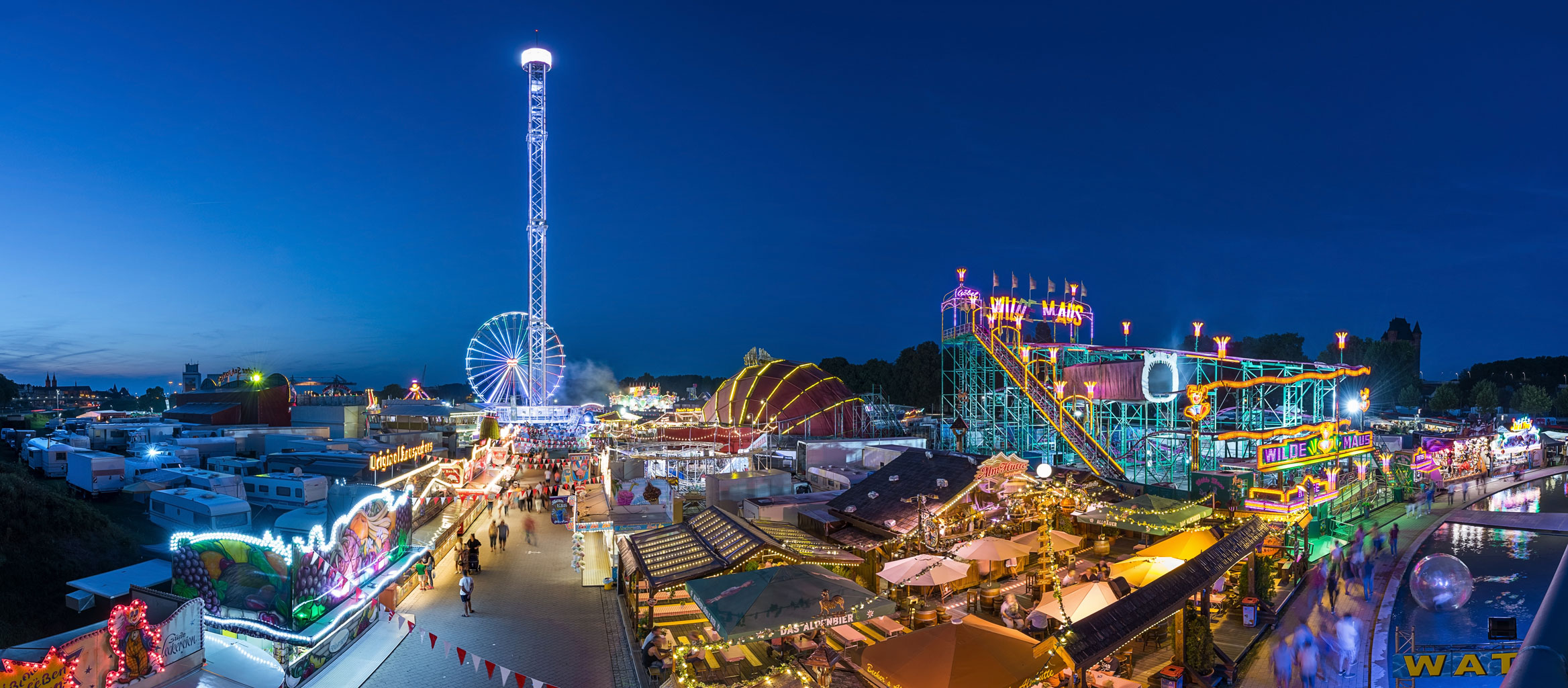 Kirmes bei Nacht